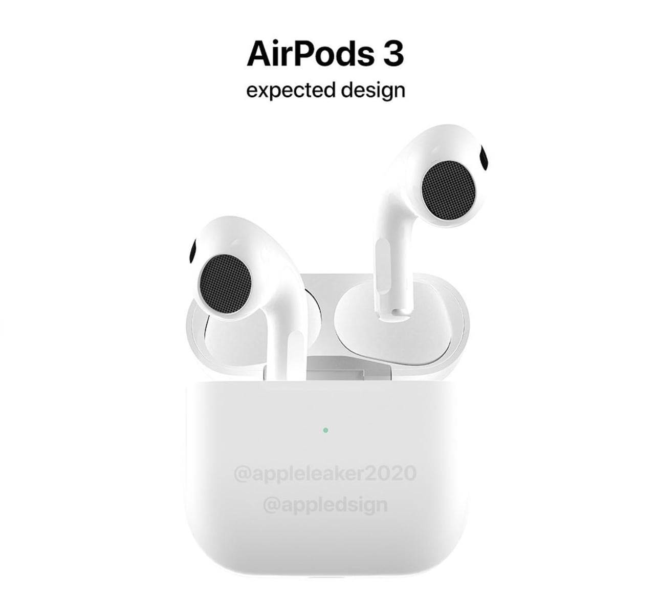 Czy tak będą wyglądać najnowsze Apple AirPods 3? polecane, ciekawostki Premiera, Apple, AirPods 3. generacji, AirPods 3  O AirPods 3 mówi się w sieci już od kilku miesięcy. Nowe słuchawki, które mają być podobne do obecnej wersji Pro mają pojawić się w sprzedaży w przyszłym roku. Jak będą wyglądać? AirPods3 3