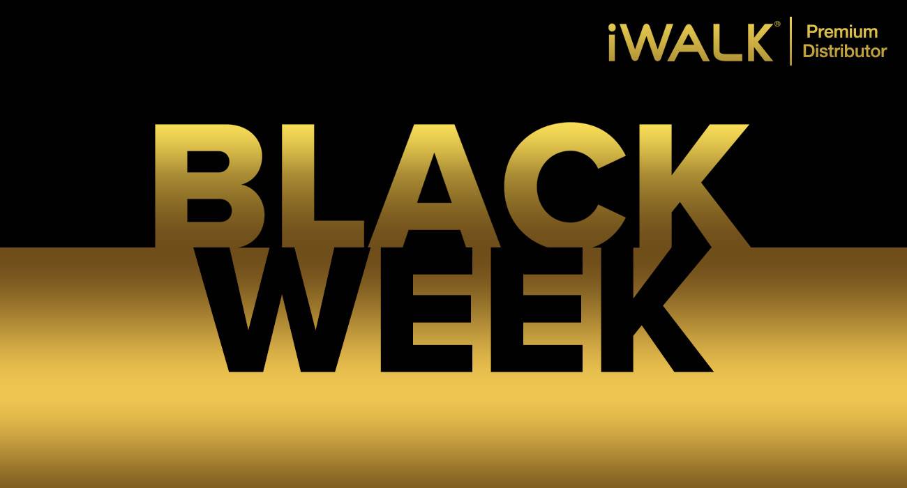 Promocja BLACK WEEK w iWALK Polska - 10 dni gorących promocji! ciekawostki Promocje, iwalk, czarny piątek, black week  Pod koniec tygodnia w iWALK.pl ruszają niesamowite promocje BLACK WEEK. Codziennie od 20 listopada do 29 listopada będą pojawiały się rabaty na wybrane produkty marki iWALK. black1
