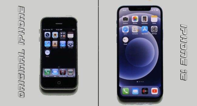 Test szybkości: iPhone 2G vs iPhone 12 polecane, ciekawostki Wideo, test szybkości, iPhone 2G, iPhone 12  Pamiętacie pierwszego iPhone? Tego, który został zaprezentowany w 2007 roku i nigdy nie wydany w Polsce? Jeśli nie to mamy ciekawy test. Zobacz jak zachowuje się pierwszy smartfon Apple w porównaniu z najnowszymi produktami firmy. iPhone2G test 650x350