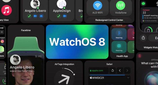 App Store ujawnia szczegóły nowych funkcji w watchOS 8 polecane, ciekawostki watchOS 8, Apple Watch, Apple  Apple zaprezentuje swoje nowe systemy jutro, 7 czerwca, na otwarciu WWDC 2021. Tymczasem w sieci wciąż gromadzą się informacje o nadchodzących aktualizacjach. watchOS8 650x350