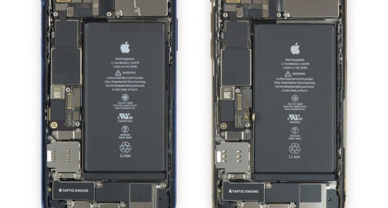 Większe baterie w iPhone, iPad i MacBook dzięki mniejszym czipom polecane, ciekawostki MacBook, iPhone 13, bateria  Apple planuje użyć mniejszych elementów wewnętrznych, aby zwiększyć rozmiar baterii w przyszłych iPhone'ach, iPadach i MacBookach. bateria