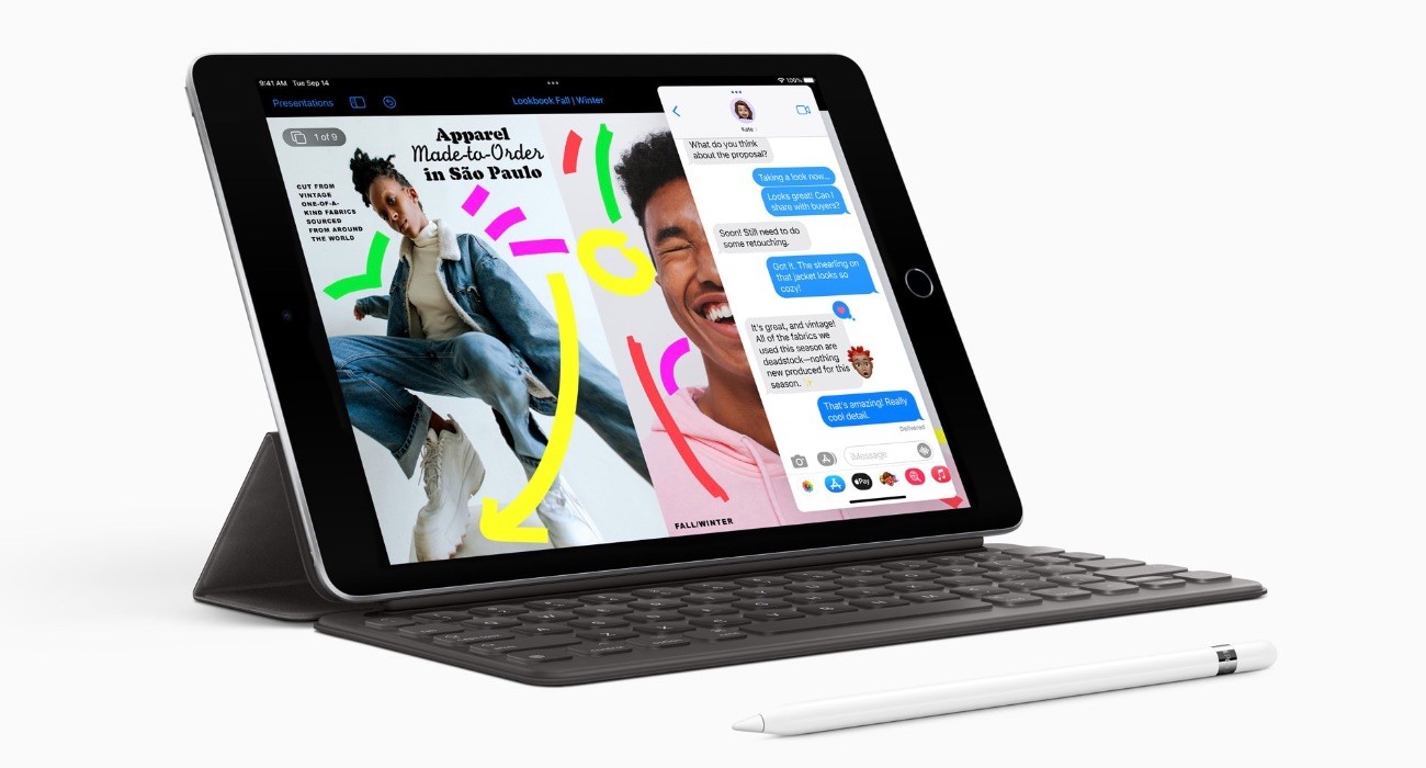 iPad 9. generacji oficjalnie zaprezentowany ciekawostki nowy iPad, iPad 9 generacji, ipad 9, iPad 2021  Inauguracyjna konferencja „California Streaming” na której zobaczymy iPhone'a 13, rozpoczęła się od prezentacji iPada 9. generacji. Czym różni się od poprzednika? ipad9 1