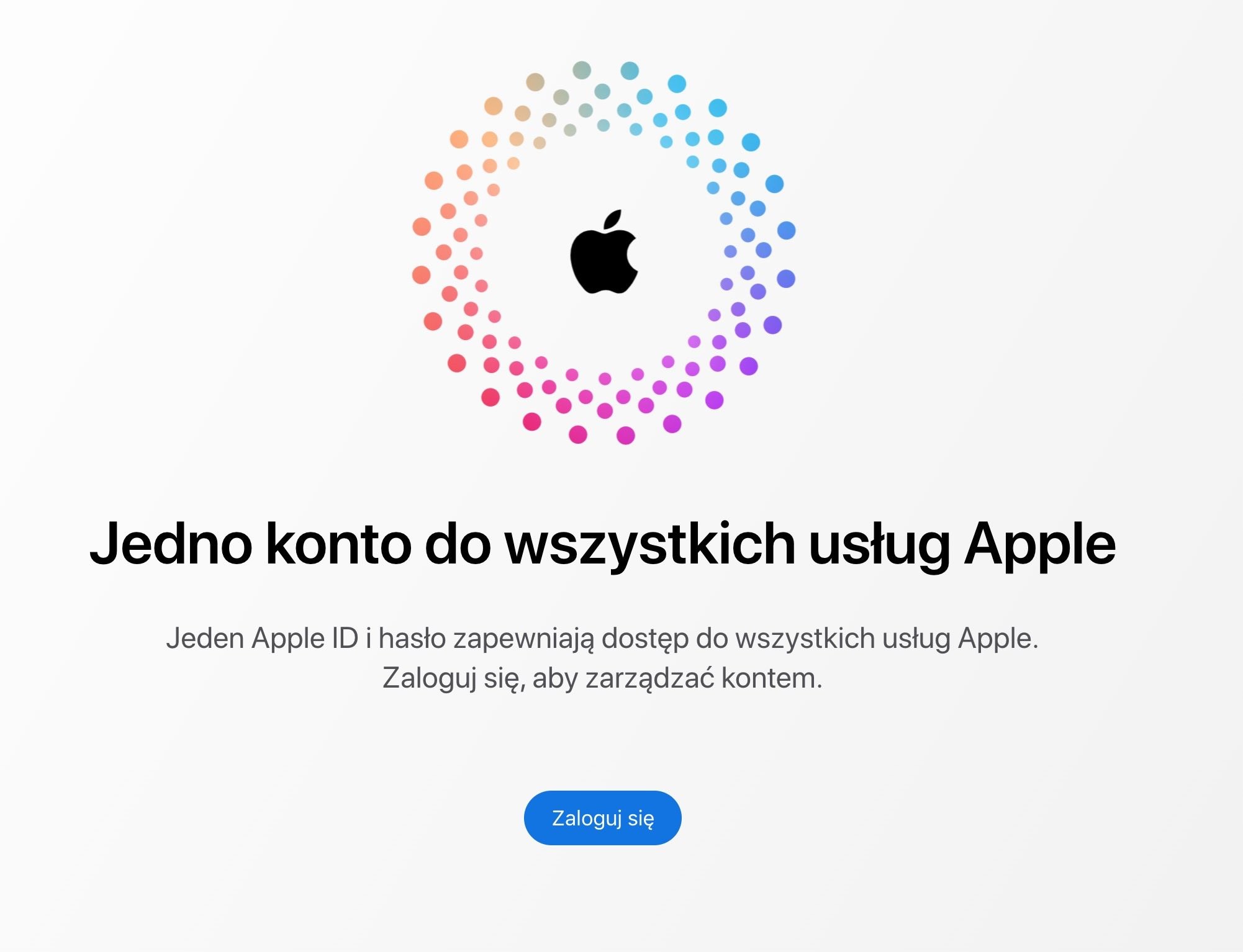 Apple zmieniło wygląd witryny Apple ID ciekawostki nowy wyglad strony apple id, Apple ID  Apple przeprojektowało wygląd strony Apple ID – stała się ona bardziej nowoczesna i spójna z minimalizmem marki. AppleIS 2