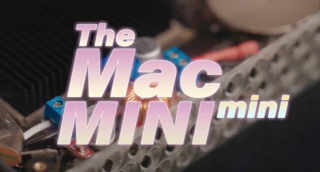 YouTuber znacznie zmniejsza rozmiar Maca mini z M1 ciekawostki Mac mini M1  YouTuber z powodzeniem zmniejszył aż o 78% rozmiar komputera Mac mini z czipem M1 o 78%. Cały proces pokazał na filmie. macmini 650x350