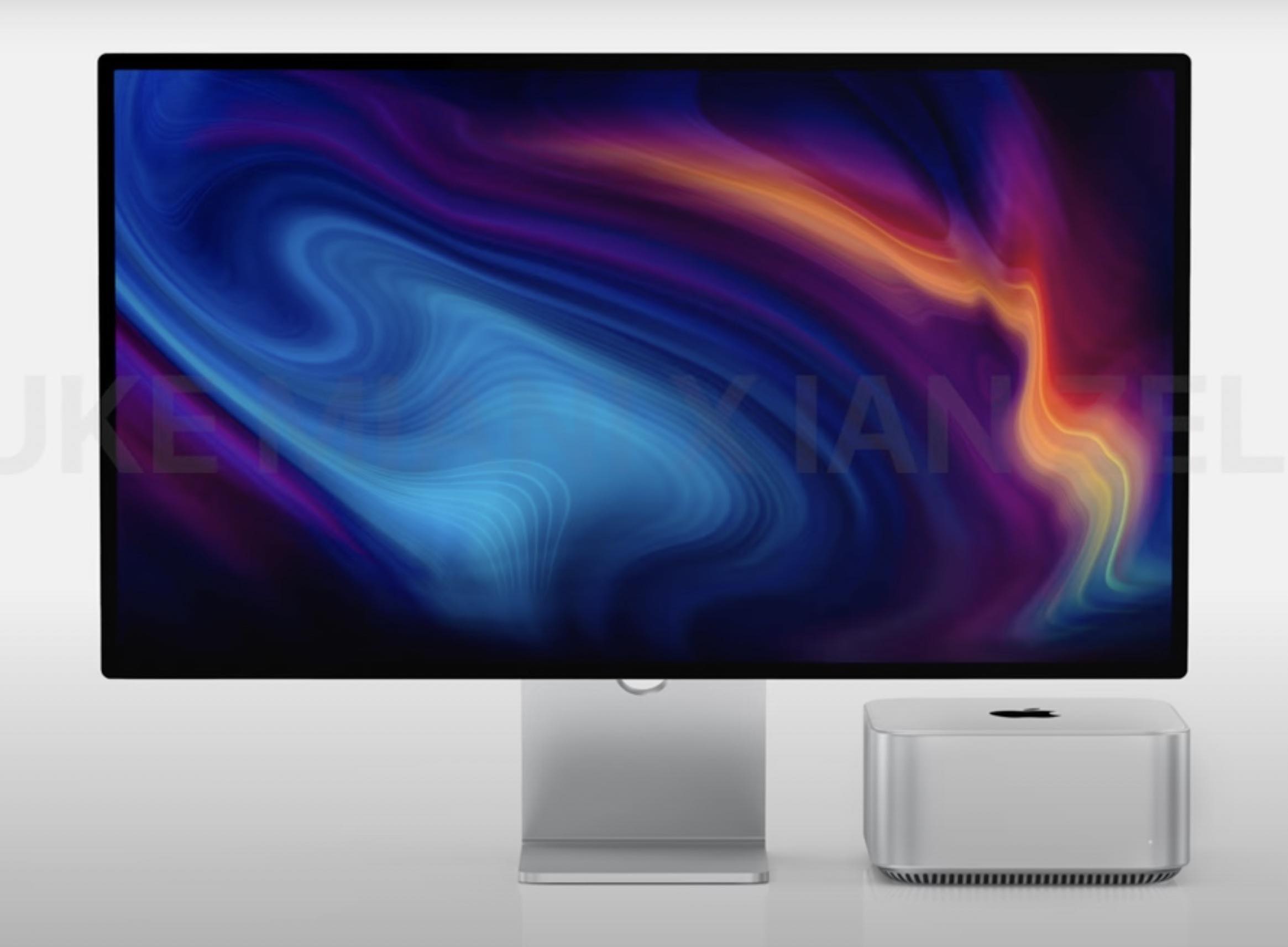 YouTuber pokazał, jak może wyglądać nowy monitor Apple i komputer Mac Studio ciekawostki komputer Mac Studio  YouTuber Luca Miani udostępnił rendery nadchodzącego komputera Mac Studio i nowego zewnętrznego monitora, który ma być tańszą wersją Pro Display XDR. macstudio
