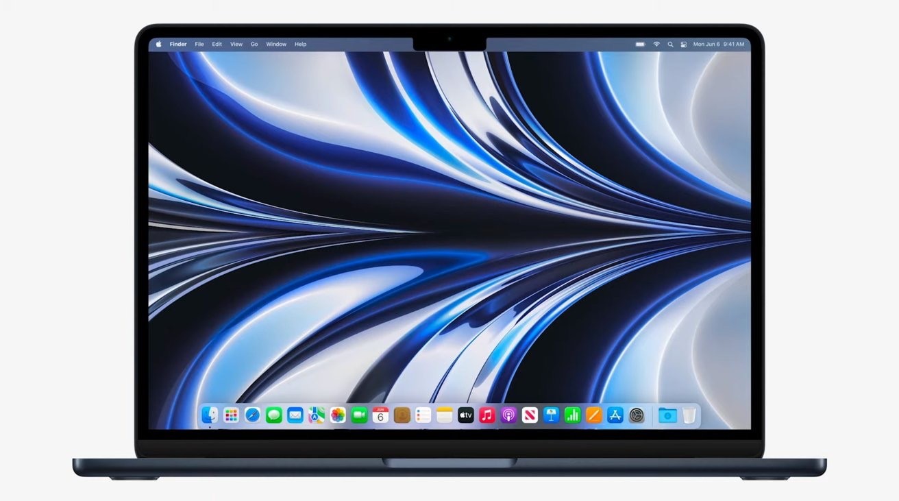 Apple przedstawia nowego MacBooka Air z czipem M2 ciekawostki specyfikacja MacBook Air 2022, MacBook Air z procesorem M2, MacBook Air z M2, MacBook Air 2022  Firma Apple zapowiedziała nowego MacBooka Air z czipem M2, nową konstrukcją i innymi innowacjami sprzętowymi. macbookair3