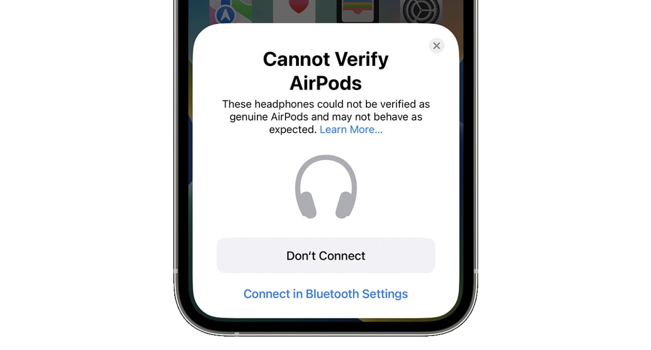 Apple wyjaśnia, w jaki sposób iPhone z iOS 16 wykrywa nieoryginalne AirPods ciekawostki nieoryginalne AirPods, jak iOS 16 wykrywa nieoryginalne airpods, iOS 16, falszywe airpods  iOS 16 jest w stanie wykryć nieoryginalne słuchawki AirPods podłączone do urządzenia. Apple wyjaśnia w jaki sposób iPhone wykrywa fałszywe słuchawki. airpods 1