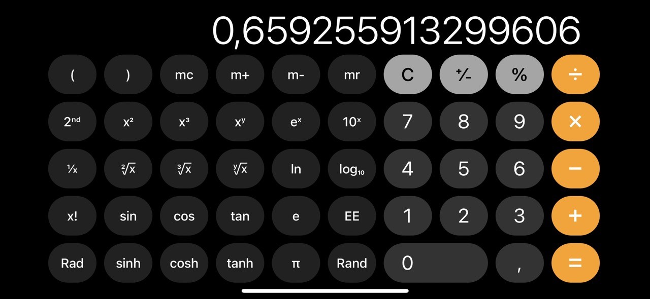 7 ukrytych funkcji kalkulatora na iPhone o których być może nie wiedziałeś poradniki, ciekawostki ukryte funkcje kalkulatora na iphone, kalkulator na iPhone, Kalkulator  Kalkulator istnieje na iPhone od najwcześniejszych wersji iOS. Jednak nie wszyscy właściciele smartfonów Apple wiedzą o jego ukrytych funkcjach. kal11