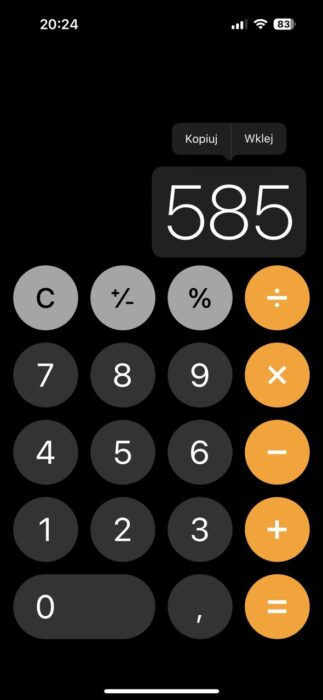 7 ukrytych funkcji kalkulatora na iPhone o których być może nie wiedziałeś poradniki, ciekawostki, box ukryte funkcje kalkulatora na iphone, kalkulator na iPhone, Kalkulator  Kalkulator istnieje na iPhone od najwcześniejszych wersji iOS. Jednak nie wszyscy właściciele smartfonów Apple wiedzą o jego ukrytych funkcjach. kal13 323x700