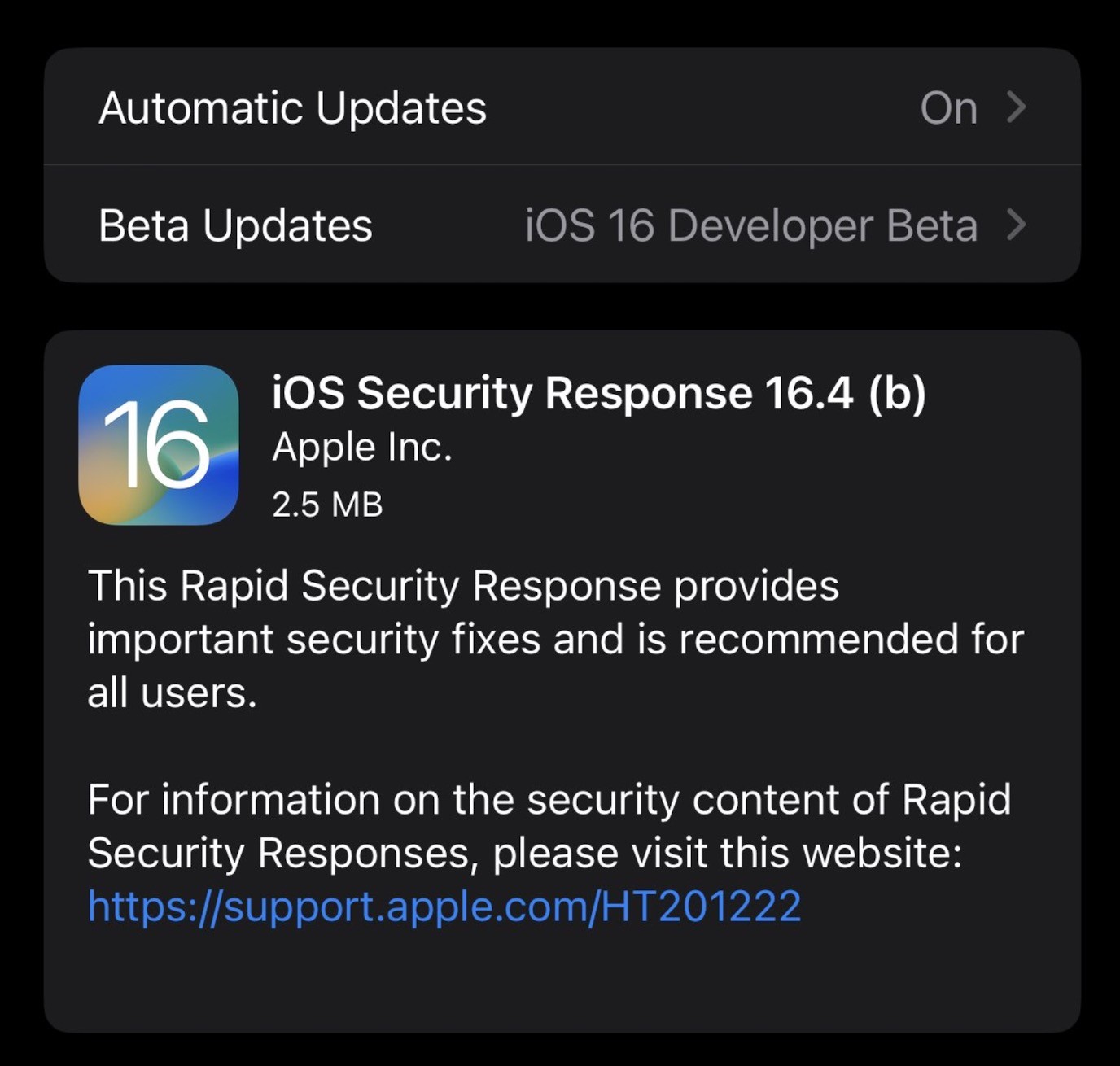 Drugie aktualizacje Rapid Security Response dostępne dla użytkowników iOS 16.4 i macOS 13.3 beta ciekawostki RSR, macOS 13.3, iOS 16.4, aktualizacja Rapid Security Response  Drugie aktualizacje Rapid Security Response dostępne dla użytkowników iOS 16.4 i macOS 13.3 Ventura beta 1@2x 1