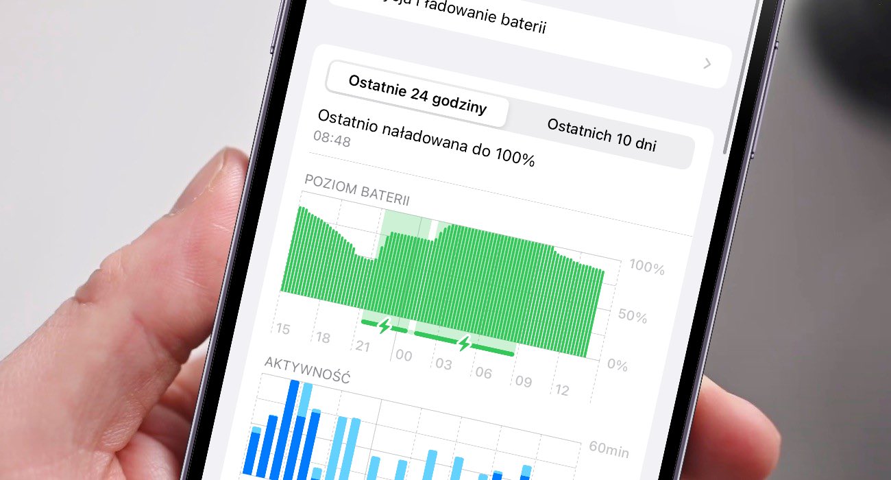 Czy system iOS 17.3 skraca żywotność baterii? Sprawdźmy! ciekawostki test żywotności baterii, test baterii, iOS 17.3  Na początku tygodnia, Apple udostępniło najnowszą aktualizację swojego systemu operacyjnego - iOS 17.3. Zapraszamy na test baterii nowego iOS. bateria 3