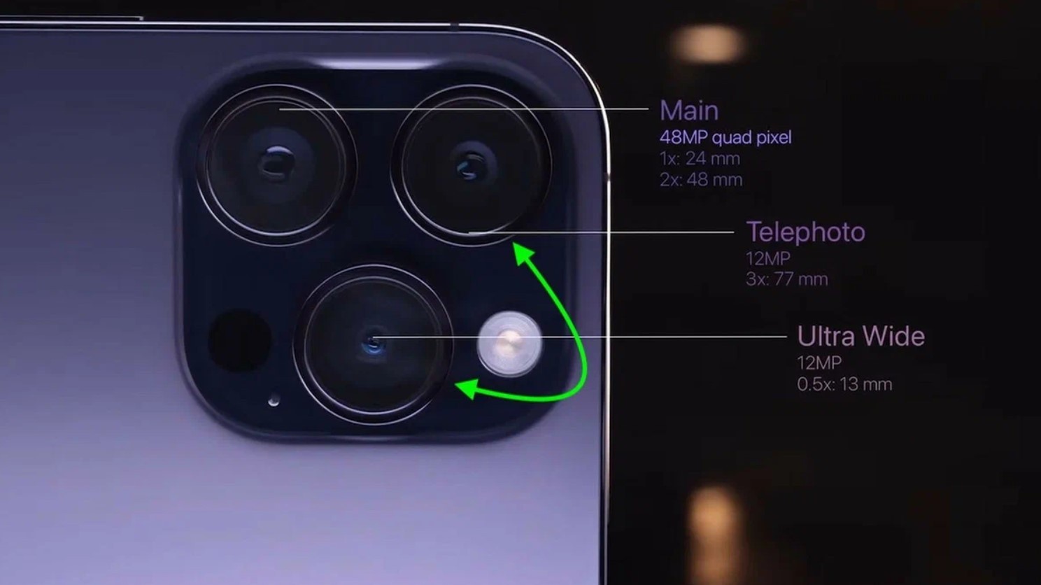 Apple zmieni lokalizację aparatów w iPhone 15 Pro Max ciekawostki zoom optyczny, zmiana lokalizacji, użytkownik, układ aparatu, technologia, smartfony, przeciek, peryskop, konstrukcja smartfona, iphone 15 pro max, iPhone, innowacje, fotografie mobilne, Apple, aparat  Nadchodzą zmiany w świecie smartfonów Apple. Najnowsze doniesienia mówią o tym, że w iPhone 15 Pro Max zmieni się nieco lokalizacja aparatów.  iP15ProMax 1
