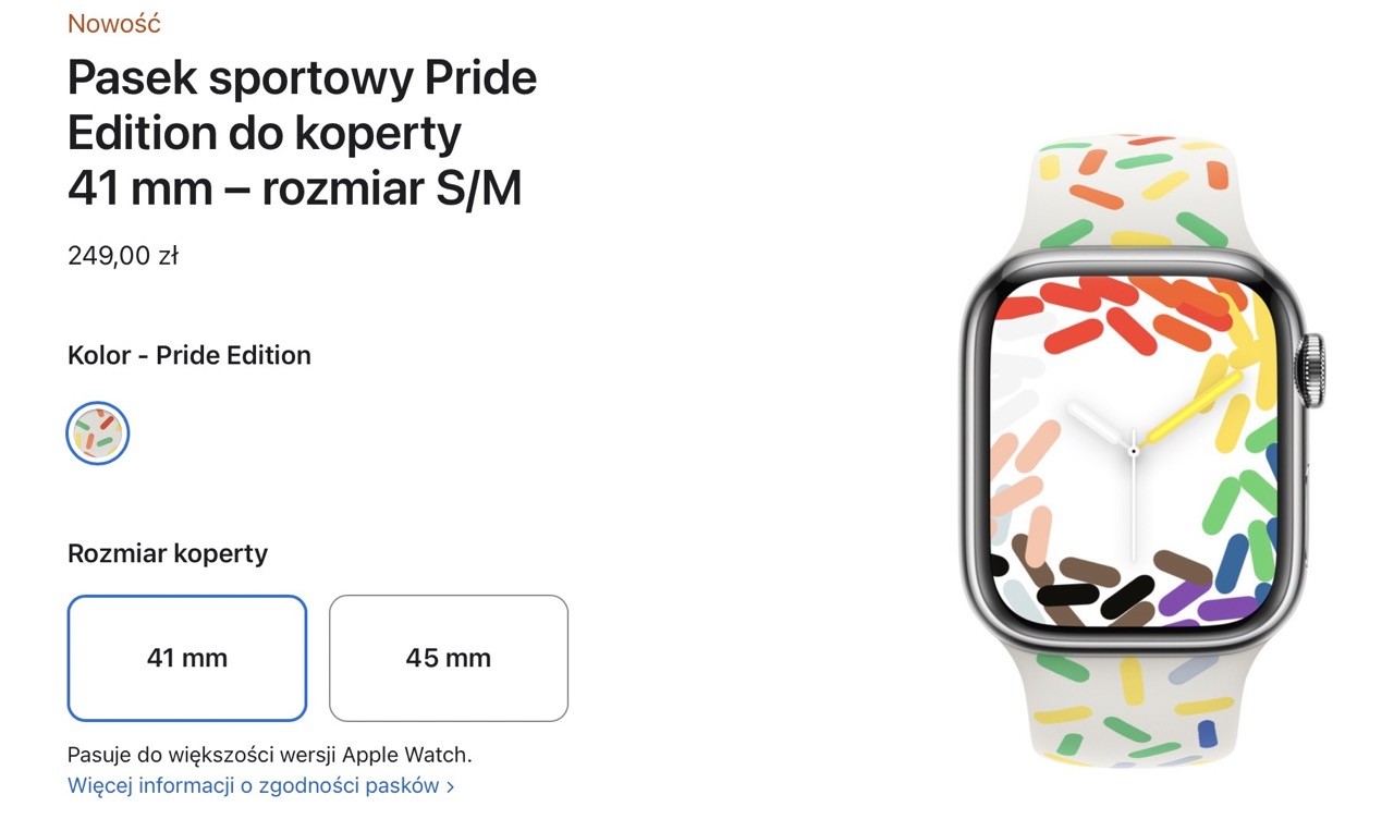 Nowy pasek Pride Edition do Apple Watch już w sprzedaży ciekawostki wsparcie, wolność, tęczowa duchowość, społeczności, społeczność LGBTQ+, różnorodność, prawo, pasek Pride Edition, organizacje, inkluzja, indywidualizm, flaga Pride, barwy, Apple Watch, Apple Store Online  Prawdziwy wyraz tęczowej duchowości właśnie zawitał do Apple Watch. W Apple Store Online można kupić nowy pasek Pride Edition. Ile kosztuje? pride1