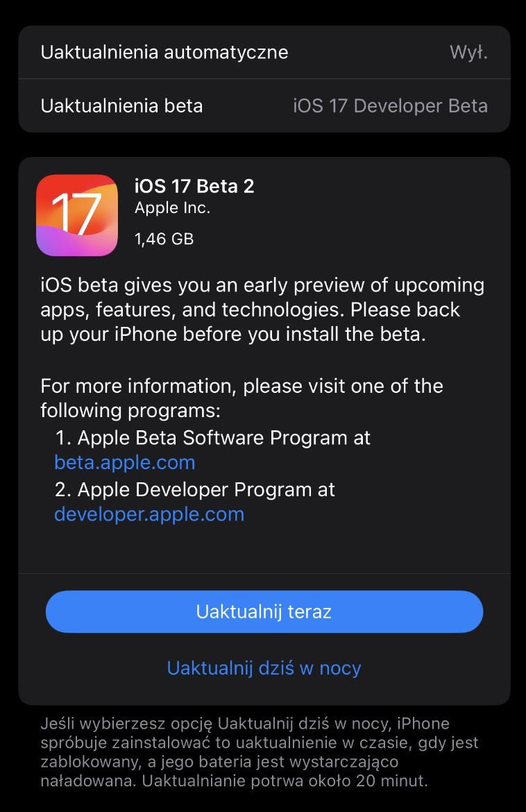 iOS 17 beta 2 - wszystkie zmiany i nowości ciekawostki zmiany i nowości w systemie iOS 17 beta 2, jak zainstalować iOS 17 beta 2, iOS 17 beta 2, co nowego w iOS 17 beta 2  iOS 17 beta 2 jest już dostępna, więc czas na przegląd wszystkich zmian i nowości jakie pojawiły się w najnowszej wersji systemu Apple. uakt