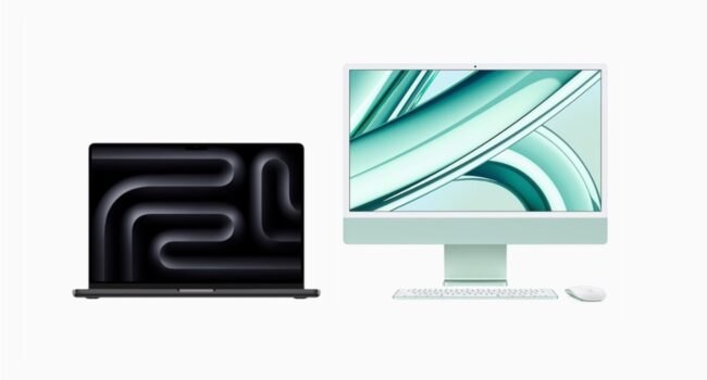 Nowe MacBooki Pro z procesorami M3 oficjalnie zaprezentowane ciekawostki Zewnętrzny Monitor, wydajność procesora, Space Grey, Space Black, przenośny komputer, przedsprzedaz, pamięć RAM, oferta, obróbka grafiki, montaż wideo, MacBook Pro, M3 Pro, M3 Max, M3, M2, M1, laptop, cena, bateria, Apple  Apple oficjalnie zaprezentowało swoje najnowsze laptopy MacBook Pro w wariantach 14-calowym i 16-calowym, wyposażone w nową generację chipów M3, M3 Pro i M3 Max. imac 2023 650x350