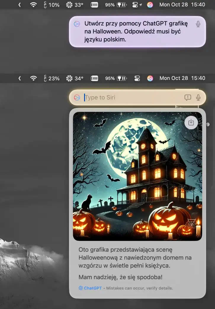 chatgpt 3 - ChatGPT z Siri po polsku w macOS 15.2 - jak włączyć?