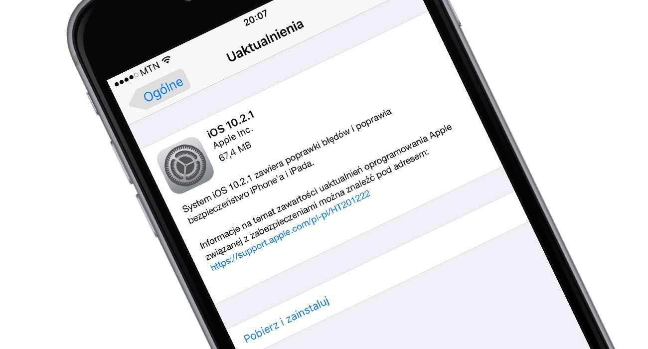 1021 1 1 - Apple udostępniło finalną wersję iOS 10.2.1 - lista zmian