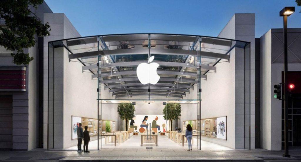 AppleStore 23 1024x551 - Apple ponownie wprowadza konieczność zakładania maski w swoich sklepach