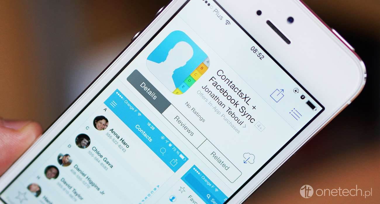 Contacts.onetech.pl  1 - Menadżer kontaktów na iOS