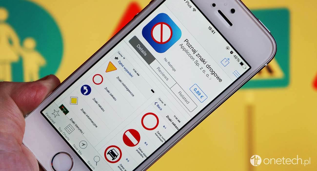 PoznajZnakiDrogowe.onetech.pl  1 - Znaki drogowe na twoim iPhone
