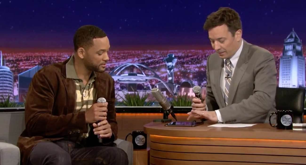 Will 3 - Will Smith i Jimmy Fallon rapują wykorzystując przy tym iPada