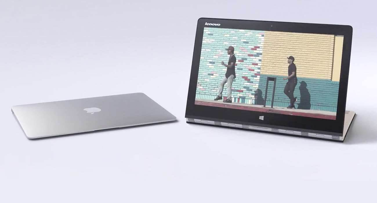 Yoga 1 1 - Microsoft znów atakuje Apple w nowej reklamie Lenovo Yoga 3