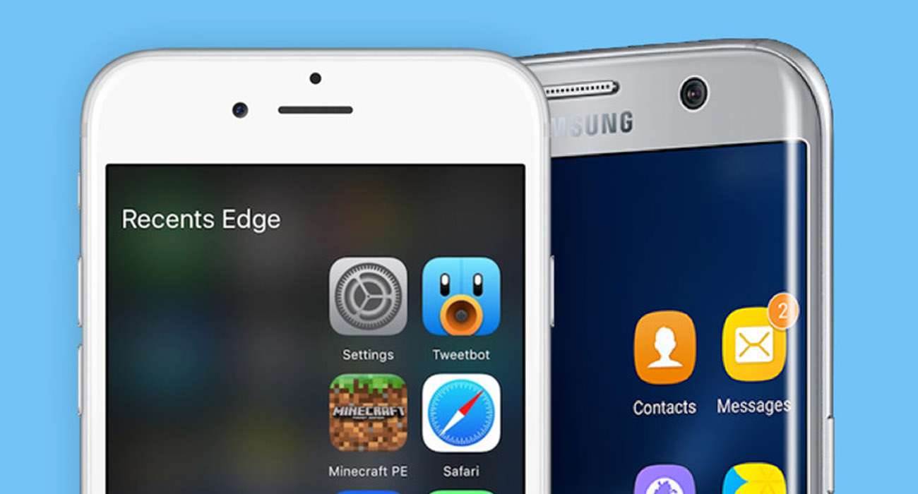 galaxyS7menu 1 - Boczne wysuwane menu, czyli nowość z Samsung Galaxy S7 dostępne także w iPhone