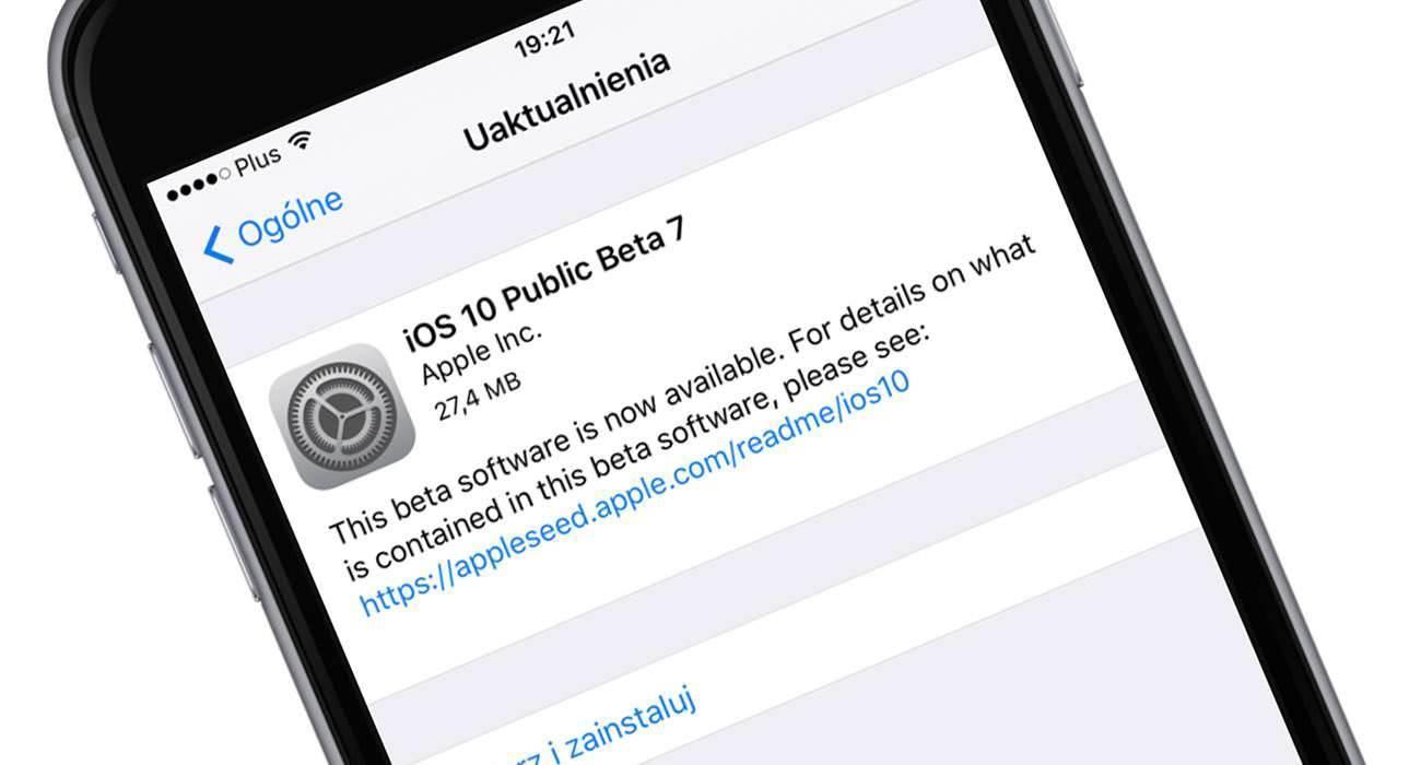 iOS10b7 1 - iOS 10 beta 8 i publiczna iOS 10 beta 7 dostępna