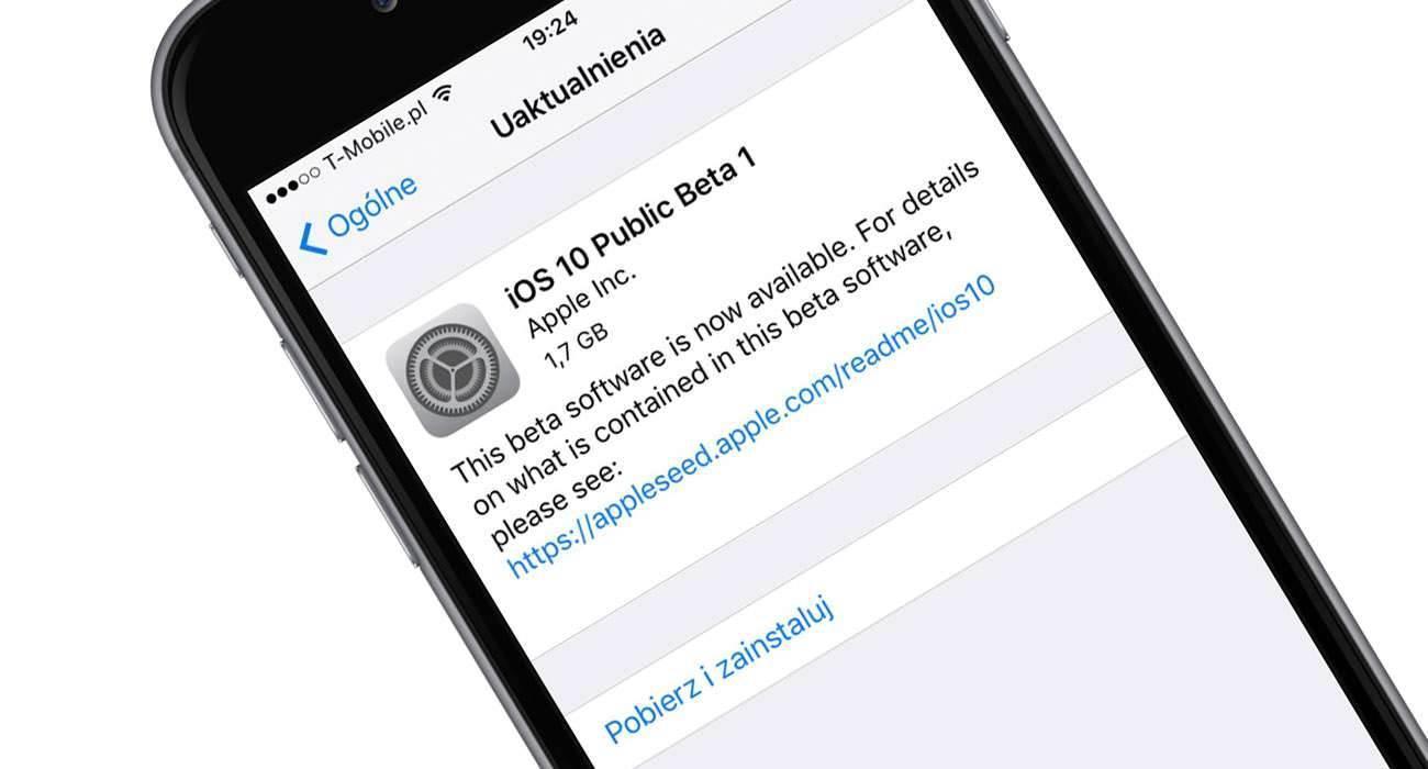 iOS10beta1 1 - Jak zainstalować publiczną betę iOS 10 - instrukcja