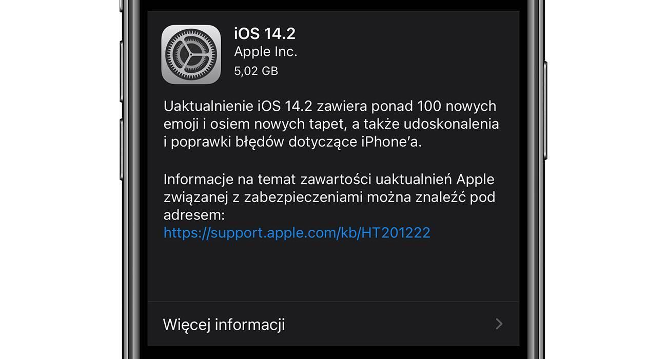 iOS14.2 GM 1 - iOS 14.2 - oficjalna lista zmian