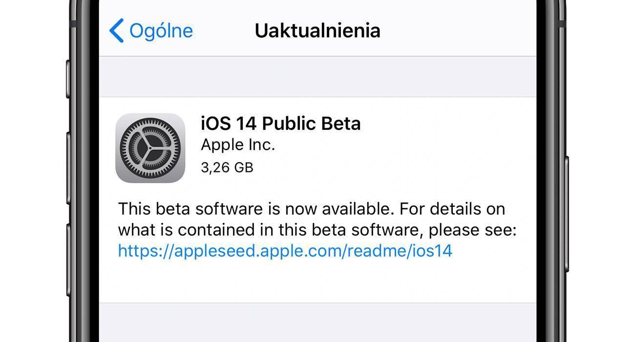 iOS14b1 1 - Jak zainstalować iOS 14 beta bez konta deweloperskiego
