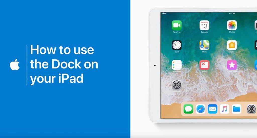 iPad dock 1 1024x551 - Apple pokazuje jak używać docka w iPad z iOS 11
