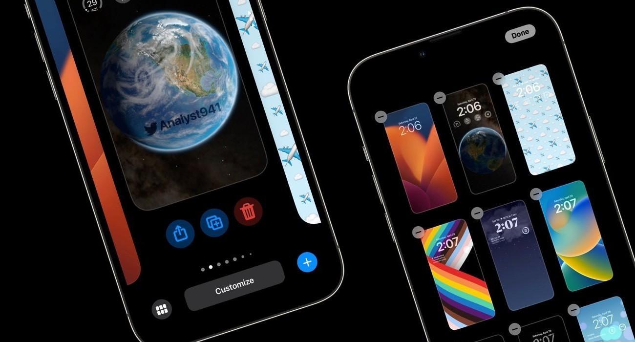 ios17 tapeta|siatka