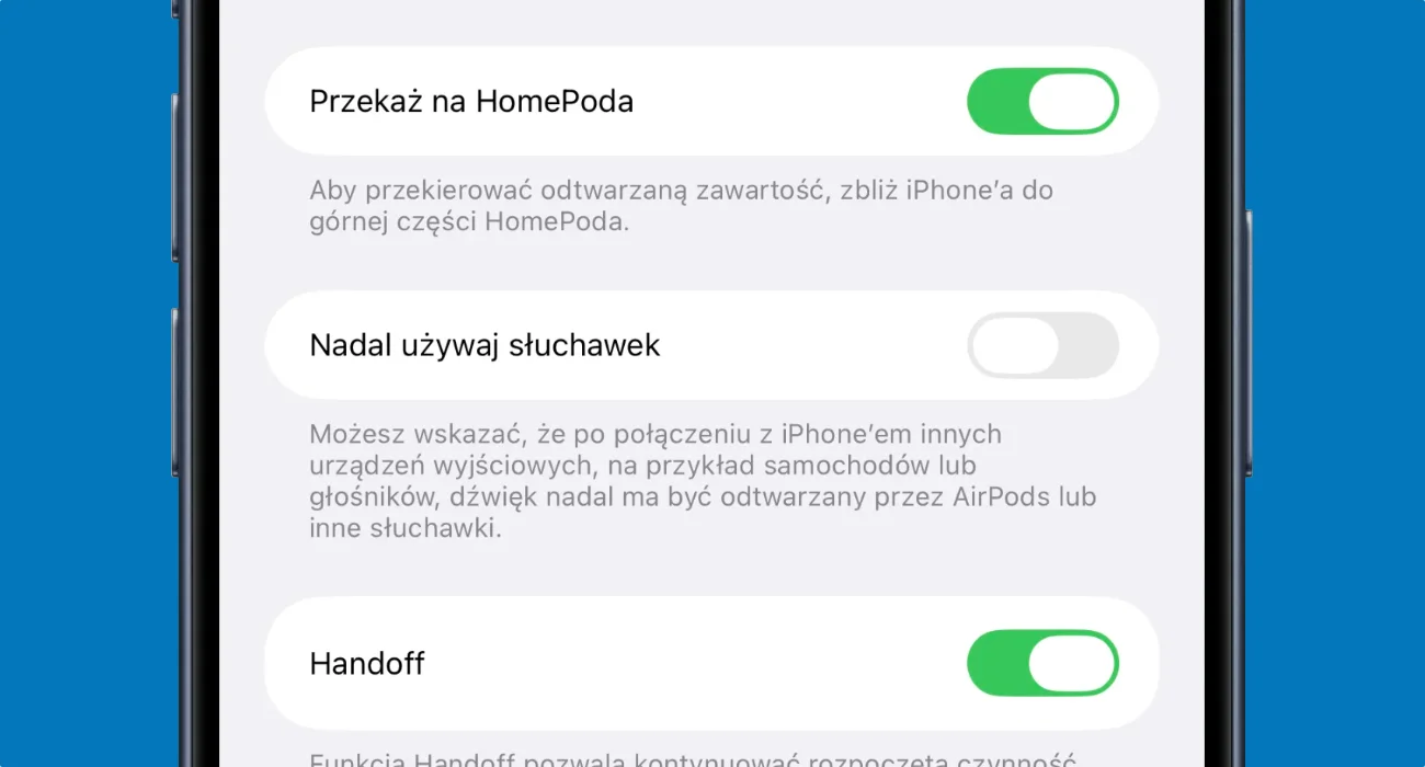 nadal uzywaj sluchawek - iOS 26 blokuje automatyczne przełączanie dźwięku