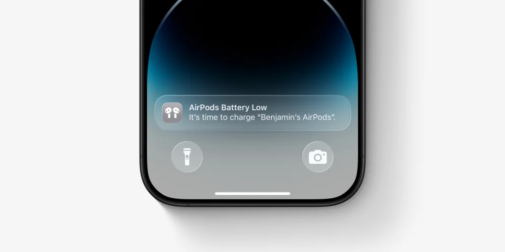 iOS 26 przypomni o ładowaniu AirPodsów! AirPods iOS26 - iOS 26 przypomni o ładowaniu AirPodsów!