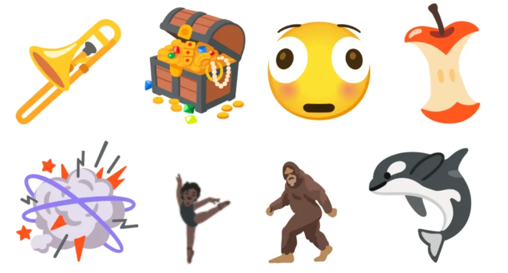 iOS26 nowe emoji 1024x551 - Oto osiem emoji, które pojawią się w iOS 26