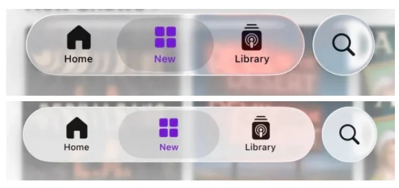 iOS 26 beta 3 złagodziła efekt Liquid Glass iOS26beta3 1 - iOS 26 beta 3 złagodziła efekt Liquid Glass